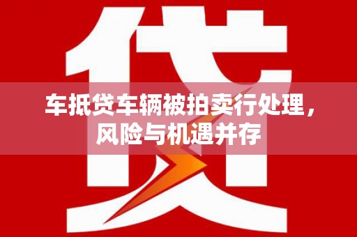 阿克塞车抵贷车辆被拍卖行处理，风险与机遇并存