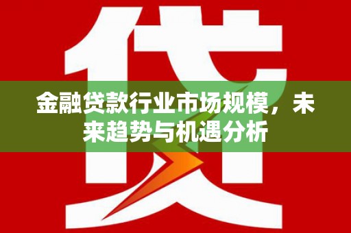 威宁金融贷款行业市场规模，未来趋势与机遇分析